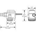 Fenékszivattyú 12V 68l/perc