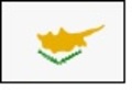 Zászló Ciprus 20x30 kötős